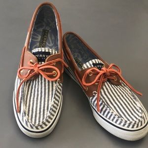 Women’s Sperry Seersucker Boat Sneaker